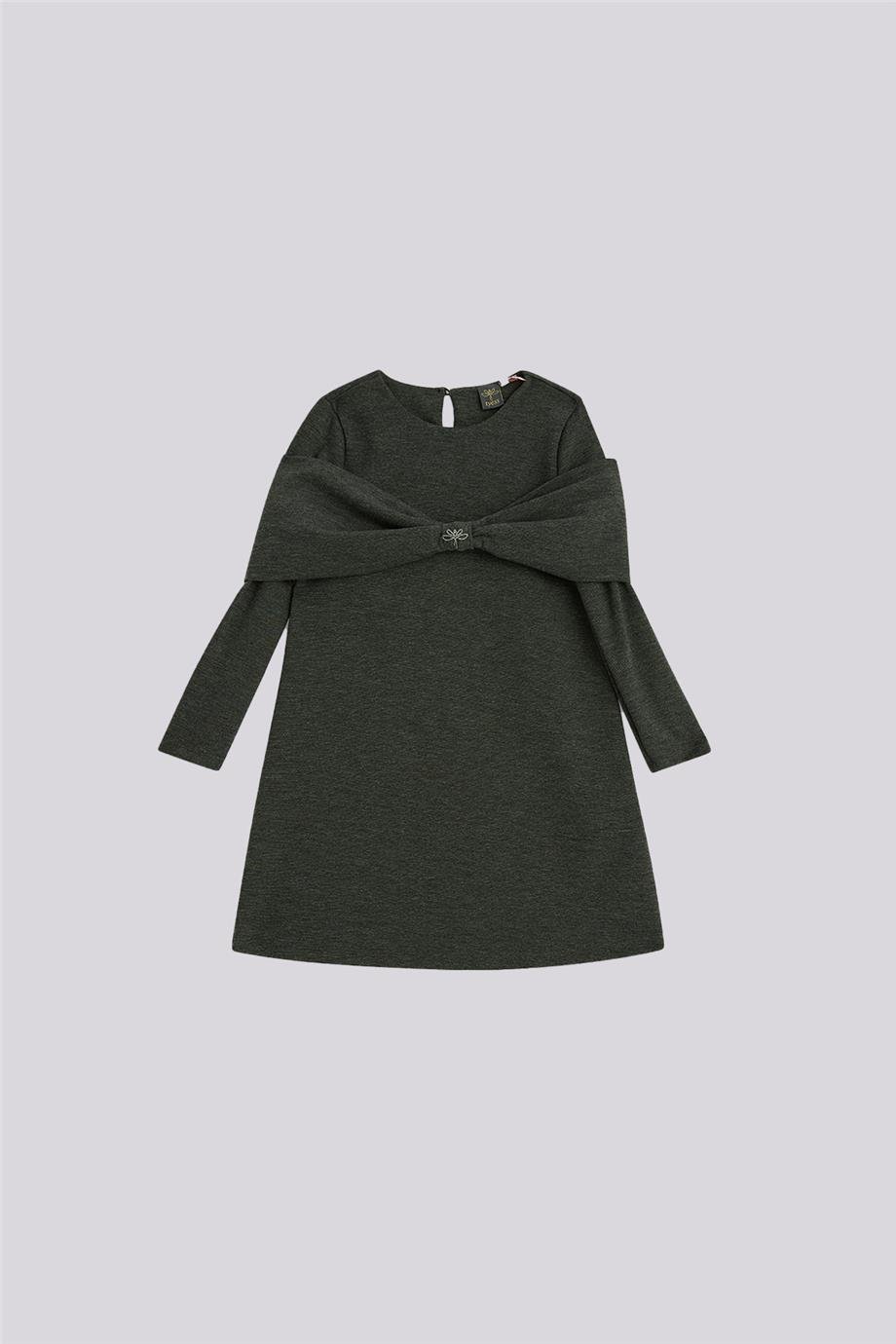 Tyess Kız Çocuk Antrasit ElbiseTyess Kız Çocuk Antrasit Elbise