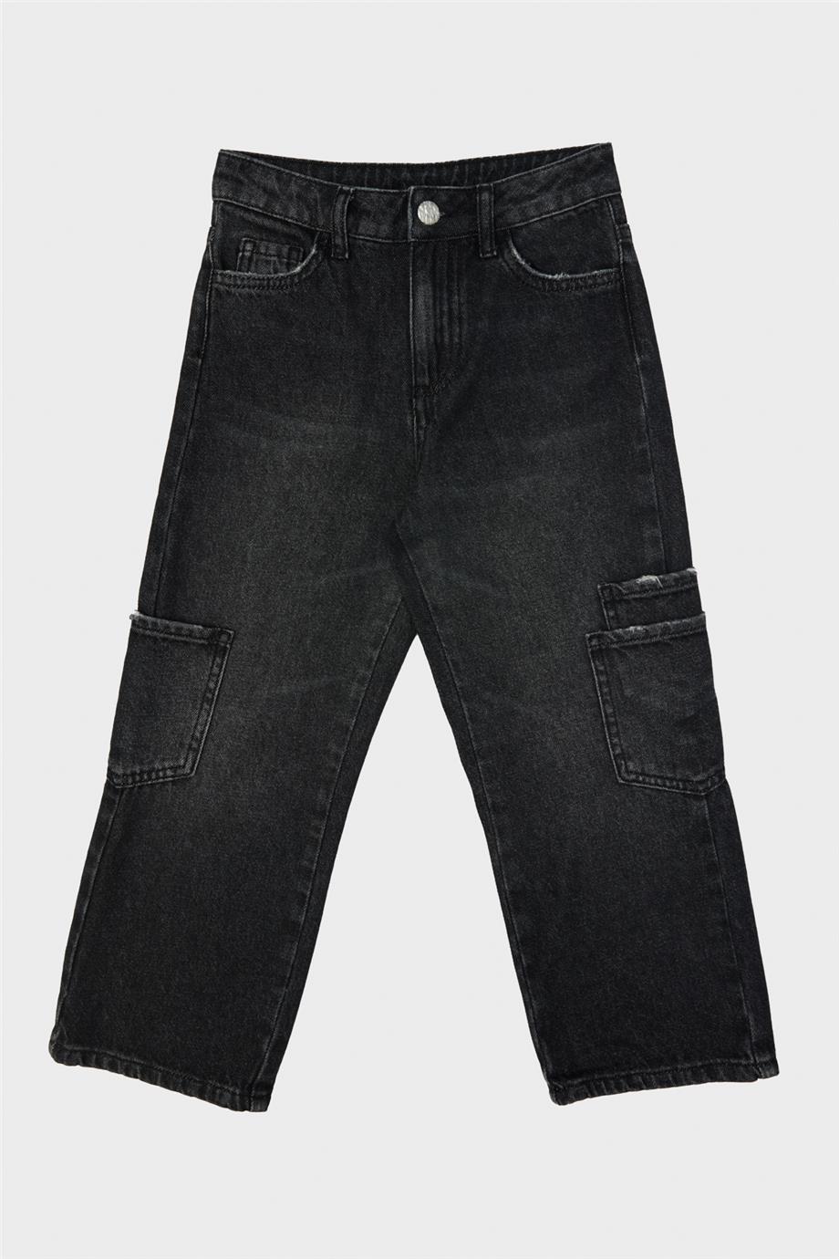 Tyess Kız Çocuk Antrasit Pantolon