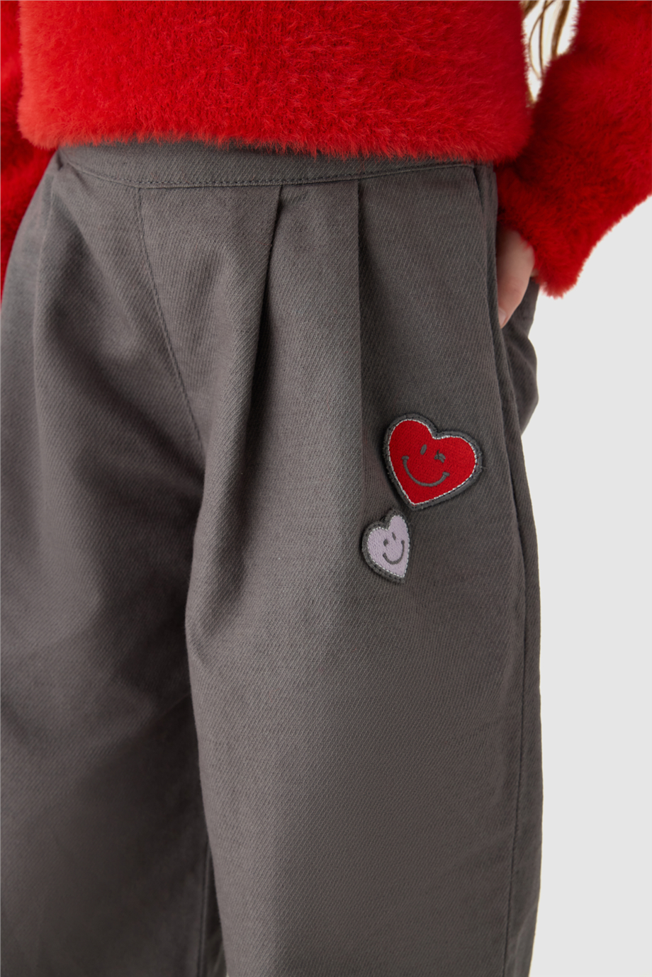 Tyess Girls Anthracite TrousersTyess Girls Anthracite Trousers