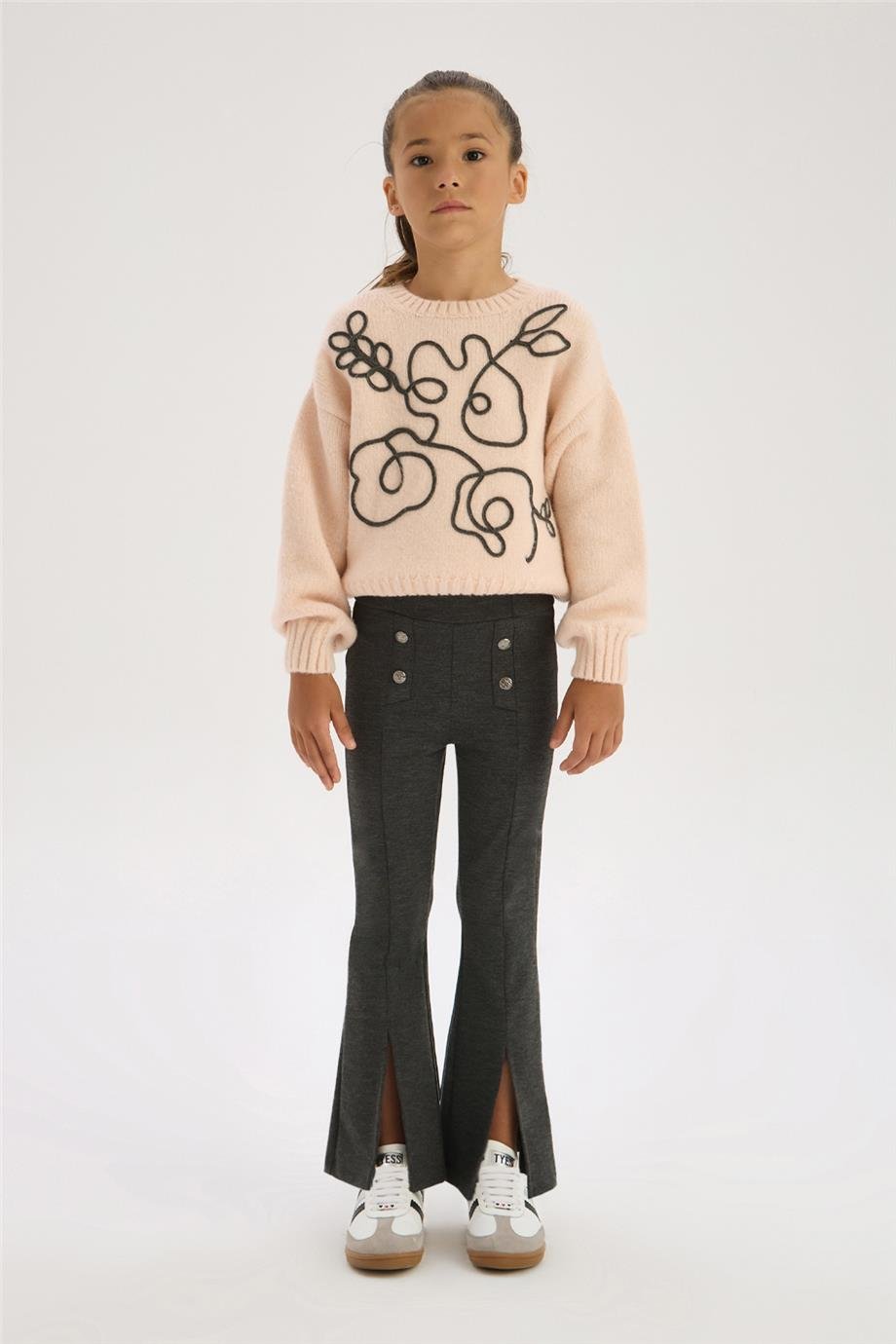 Tyess Girl Anthracite TrousersTyess Girl Anthracite Trousers