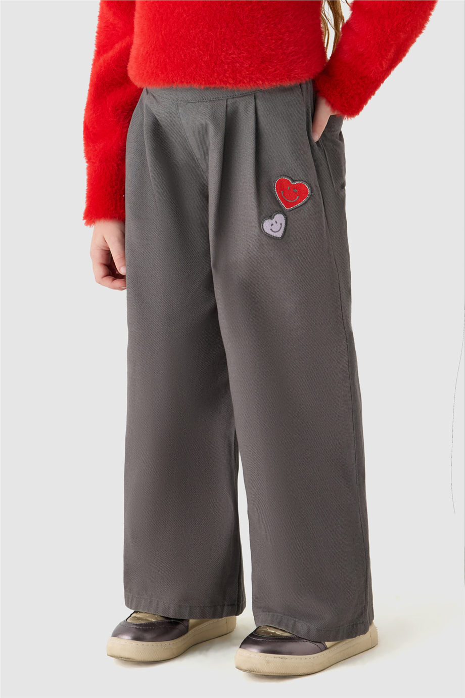 Tyess Girls Anthracite TrousersTyess Girls Anthracite Trousers