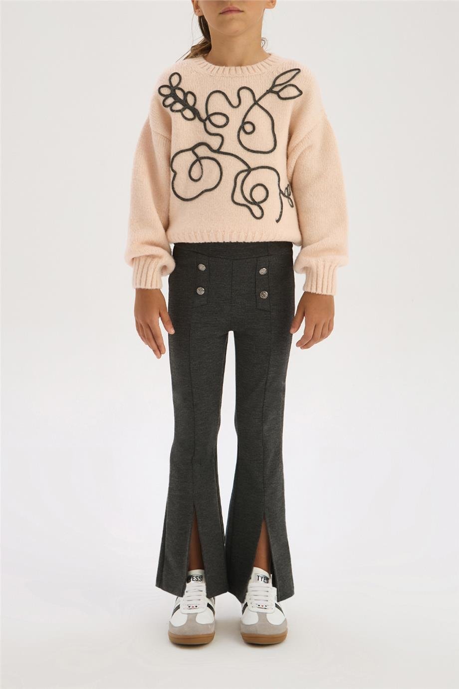 Tyess Girl Anthracite TrousersTyess Girl Anthracite Trousers