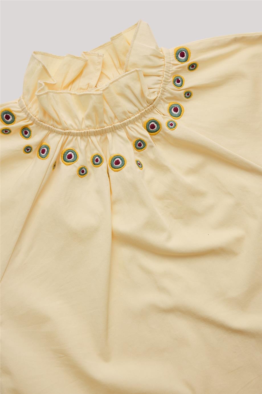 Tyess Kız Çocuk Bej Bluz