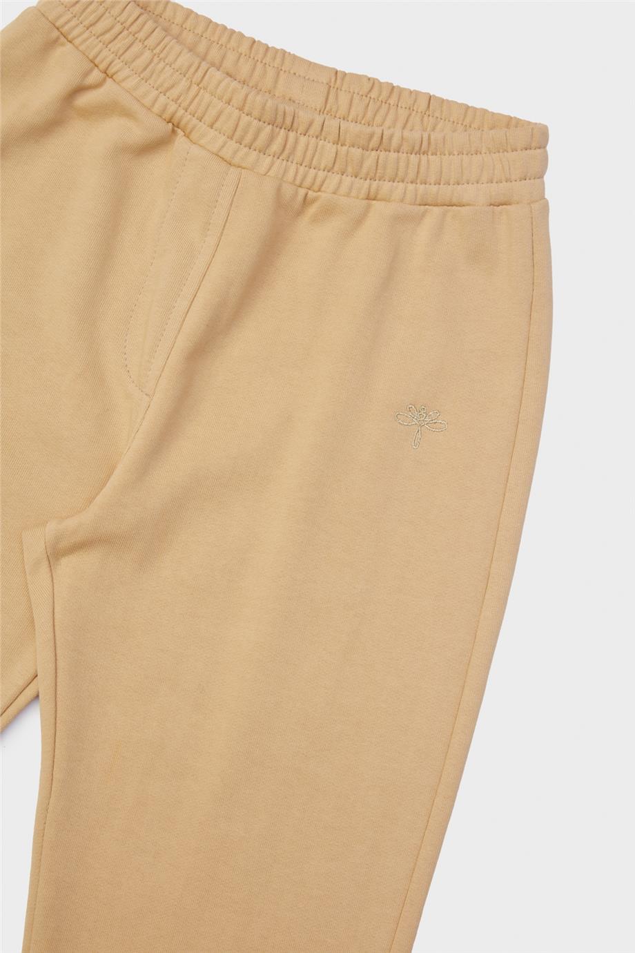 Tyess Kız Çocuk Bej Eşofman Altı