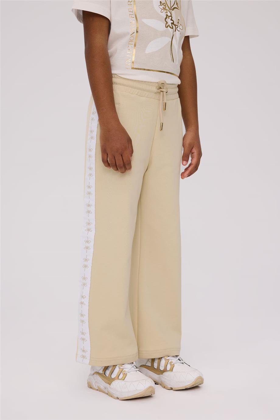 Tyess Kız Çocuk Bej Eşofman AltıTyess Kız Çocuk Bej Eşofman Altı