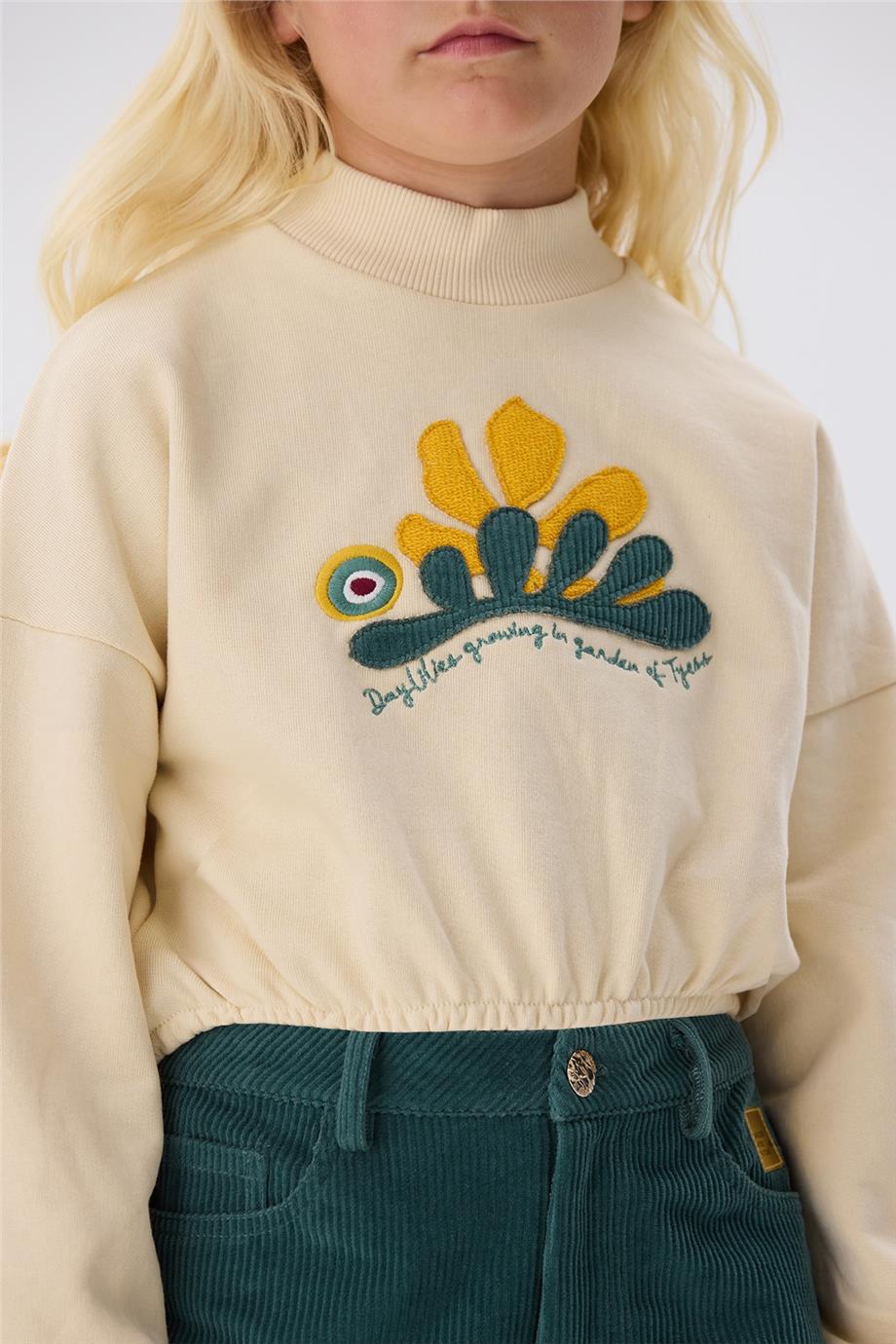 Tyess Kız Çocuk Bej Sweatshirt