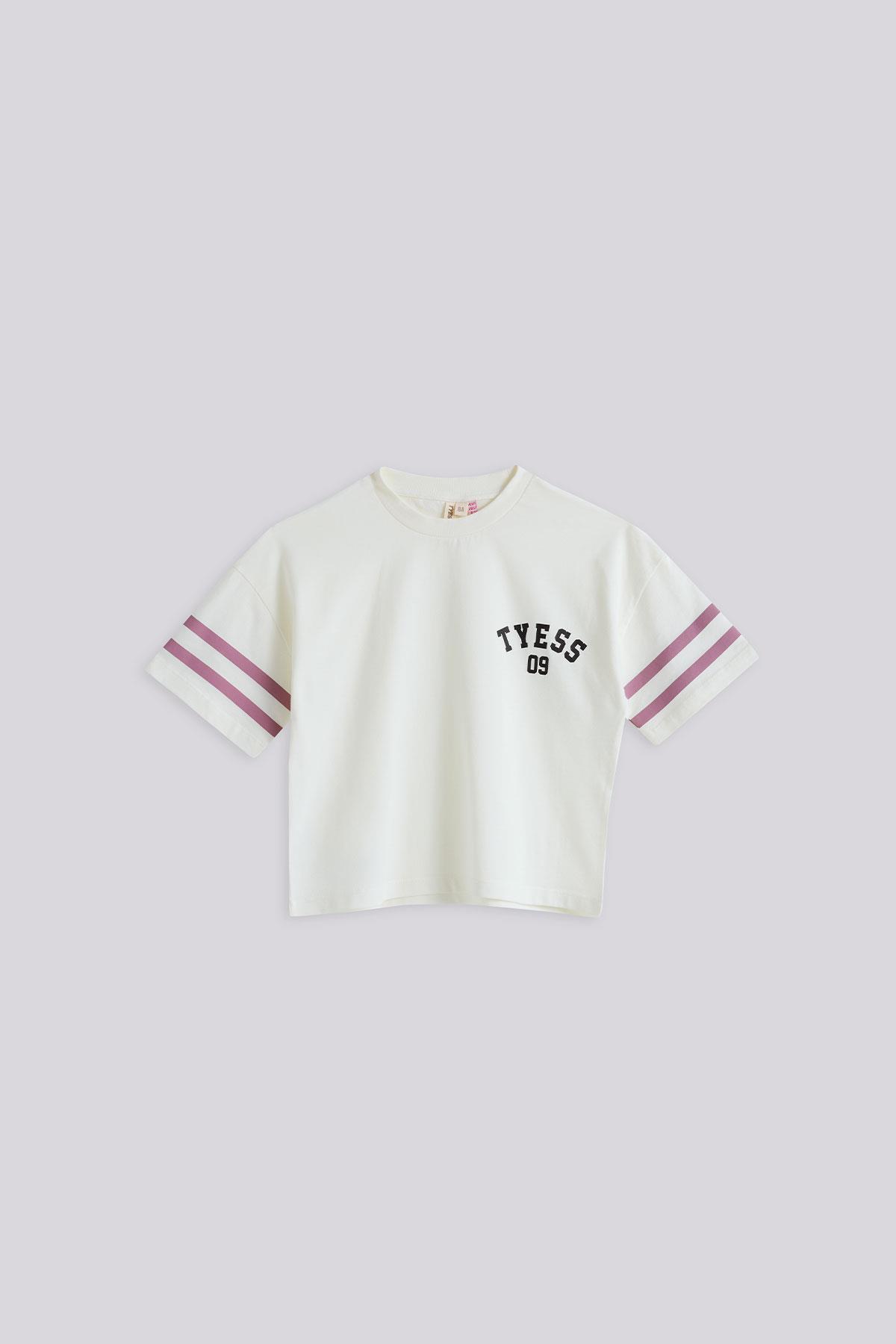 Tyess Kız Çocuk Bej TshirtTyess Kız Çocuk Bej Tshirt