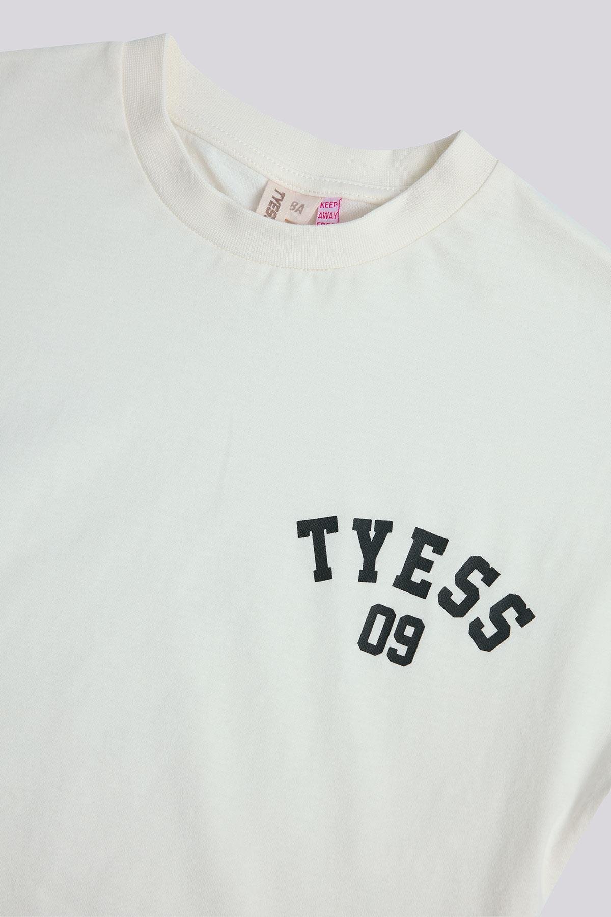 Tyess Kız Çocuk Bej TshirtTyess Kız Çocuk Bej Tshirt