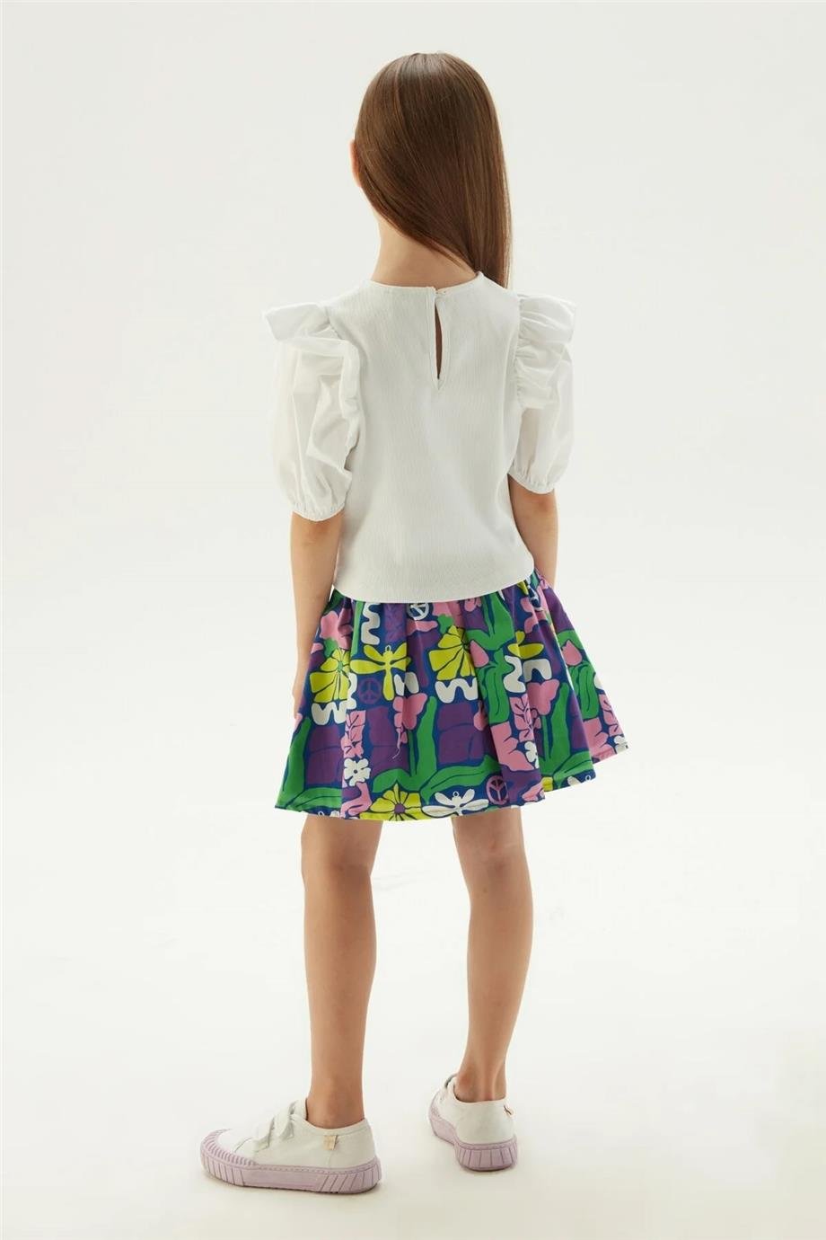 Tyess Kız Çocuk Beyaz Bluz