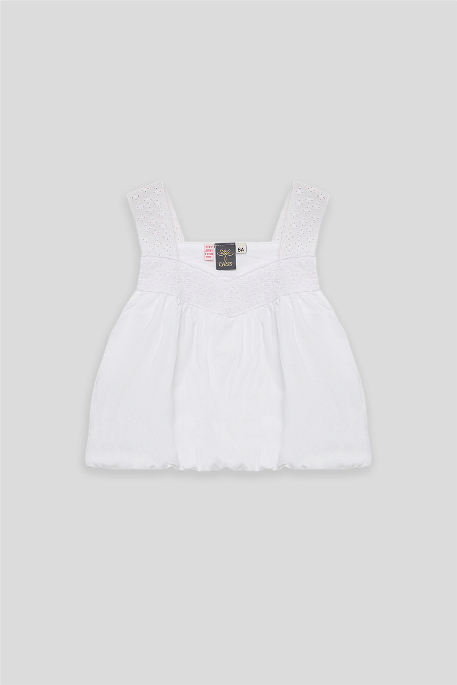 Tyess Girl White BlouseTyess Girl White Blouse