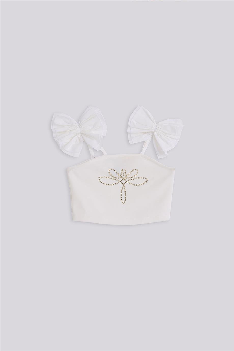 Tyess Kız Çocuk Beyaz BluzTyess Kız Çocuk Beyaz Bluz