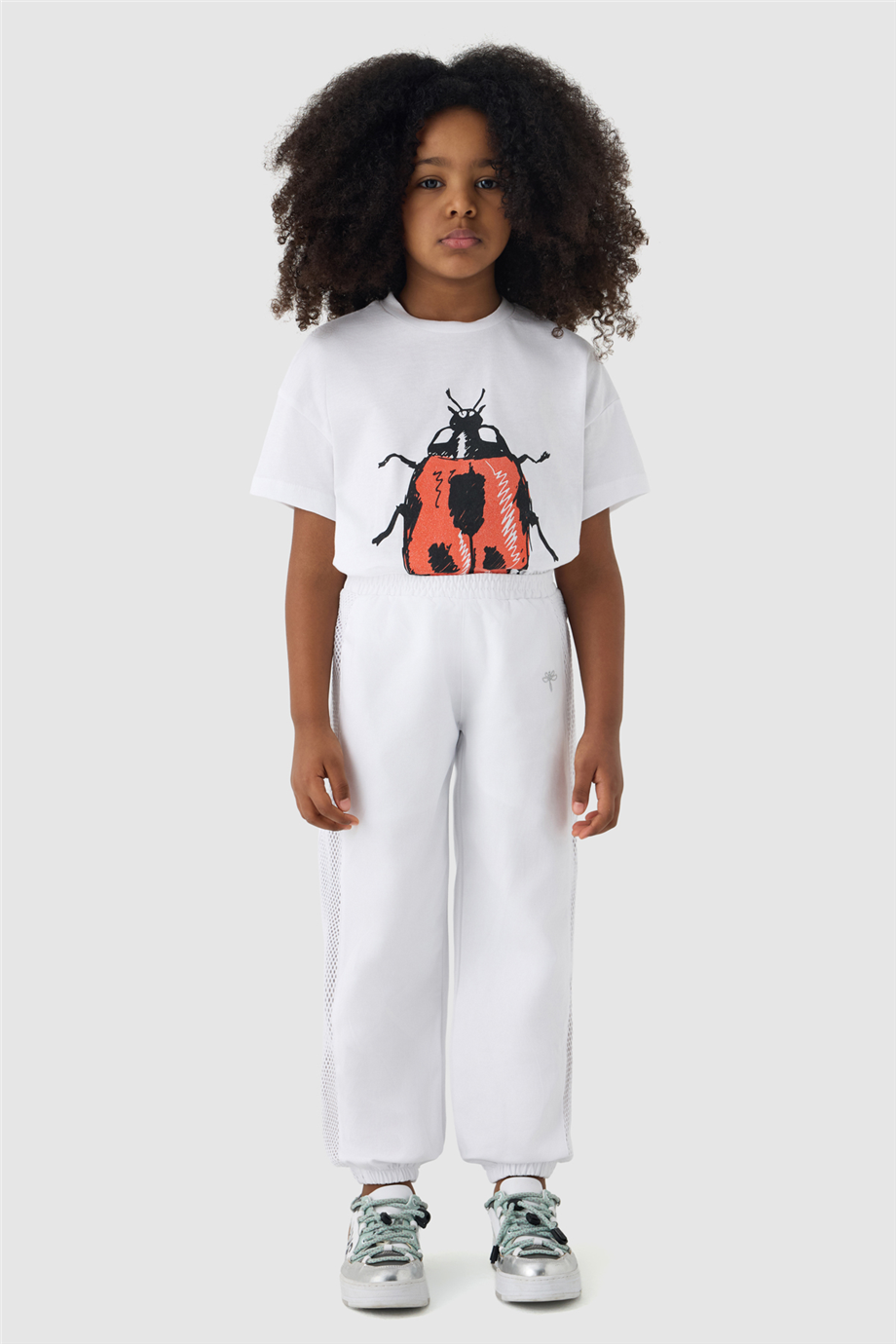 Tyess Girl White Tracksuit BottomTyess Girl White Tracksuit Bottom