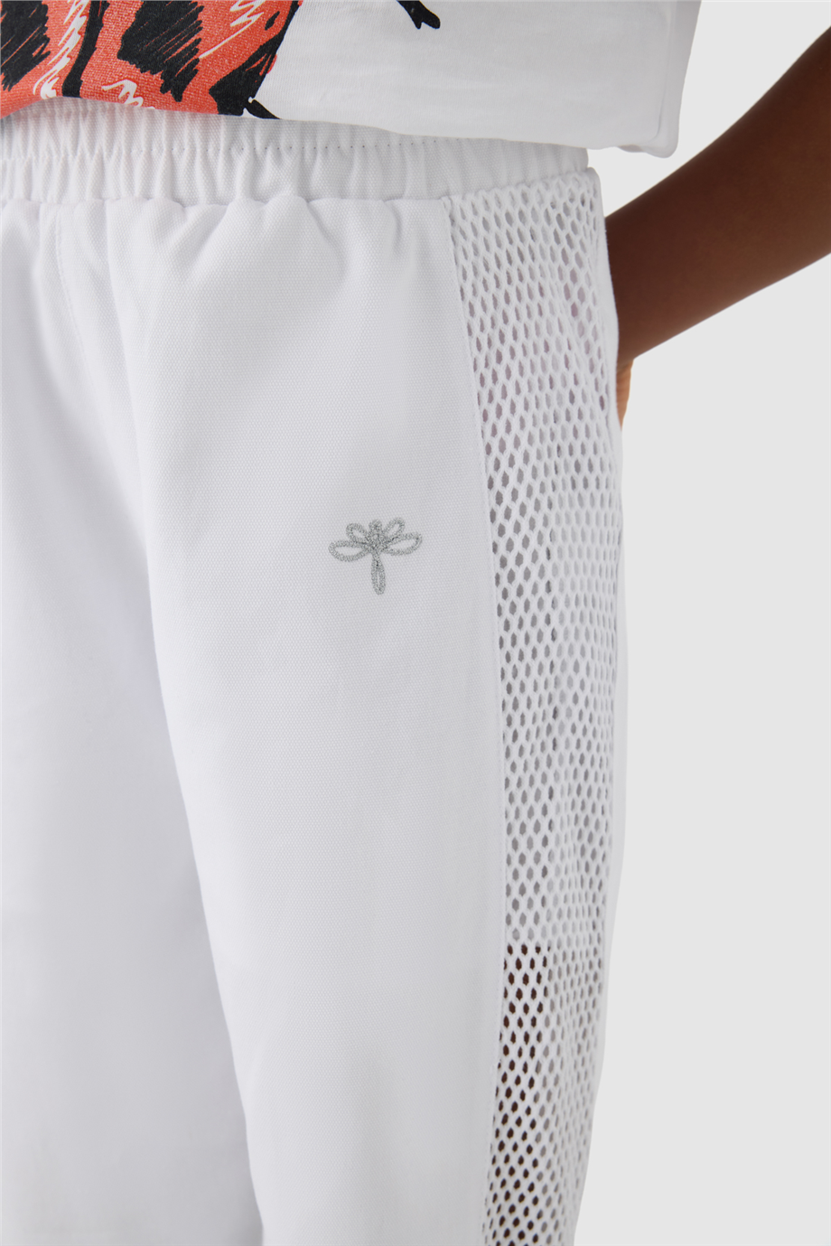 Tyess Girl White Tracksuit BottomTyess Girl White Tracksuit Bottom