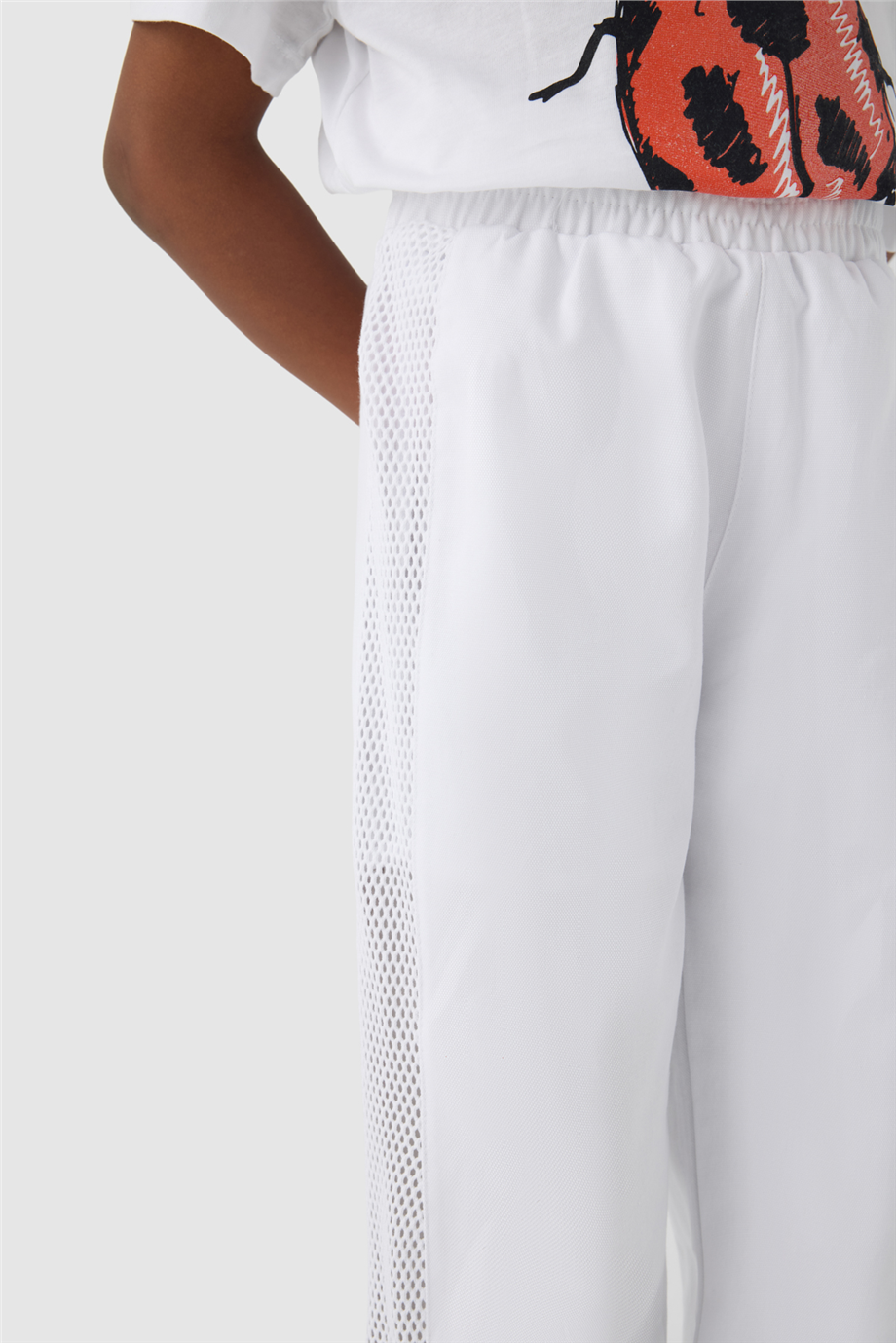 Tyess Girl White Tracksuit BottomTyess Girl White Tracksuit Bottom