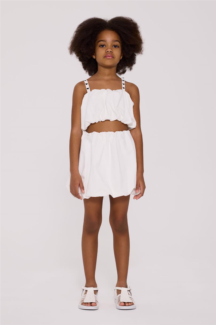 Tyess Kız Çocuk Beyaz EtekTyess Kız Çocuk Beyaz Etek