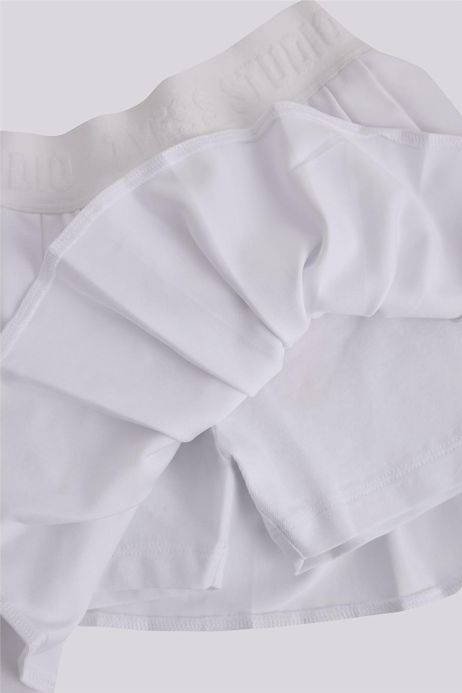 Tyess Kız Çocuk Beyaz EtekTyess Kız Çocuk Beyaz Etek