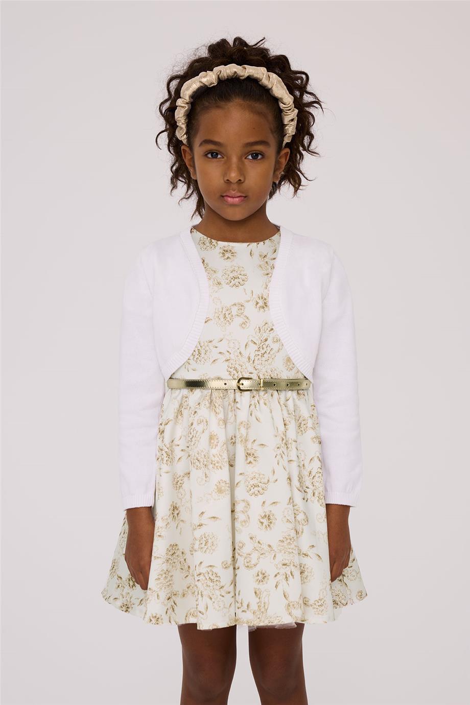 Tyess Girl White CardiganTyess Girl White Cardigan