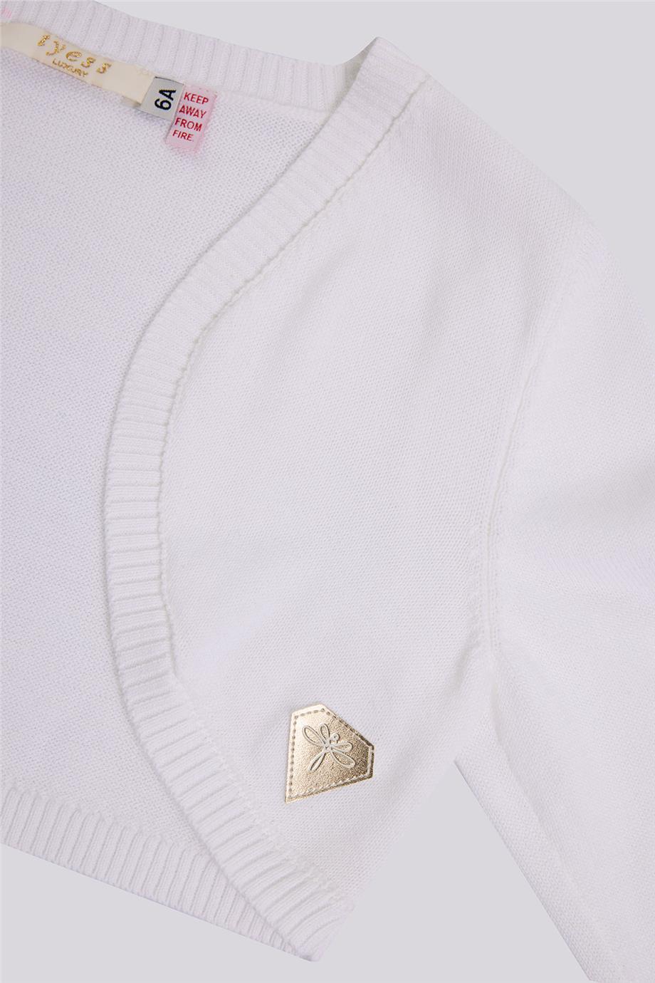 Tyess Girl White CardiganTyess Girl White Cardigan