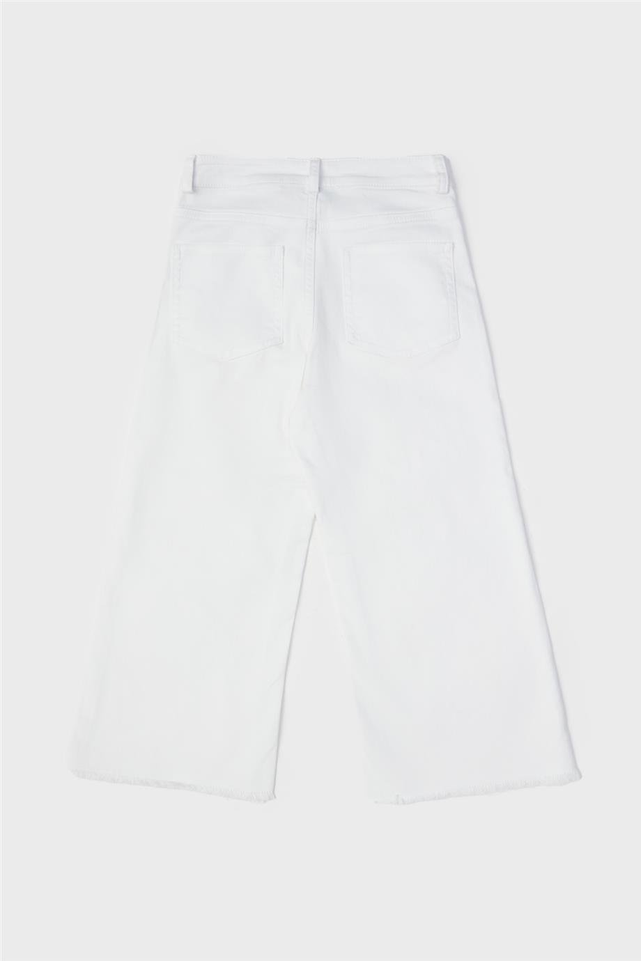 Tyess Kız Çocuk Beyaz Pantolon