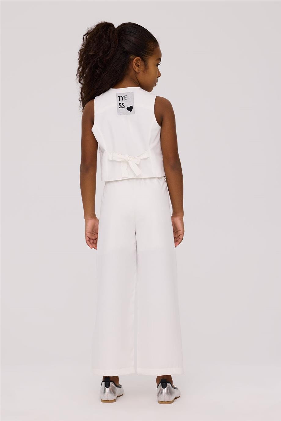 Tyess Girl White TrousersTyess Girl White Trousers