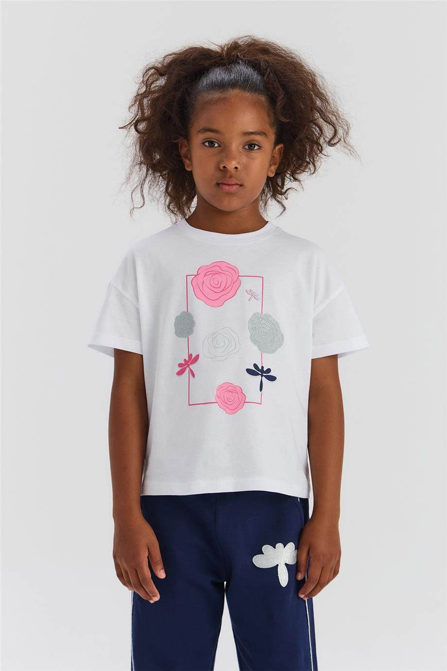 Tyess Kız Çocuk Beyaz SweatshirtTyess Kız Çocuk Beyaz Sweatshirt