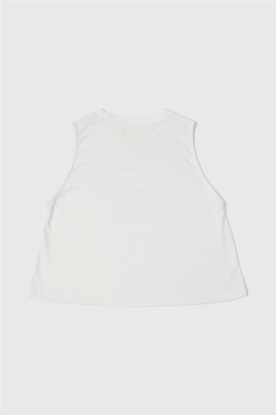 Tyess Kız Çocuk Beyaz T-Shirt