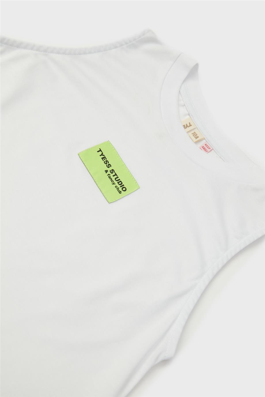 Tyess Kız Çocuk Beyaz T-Shirt