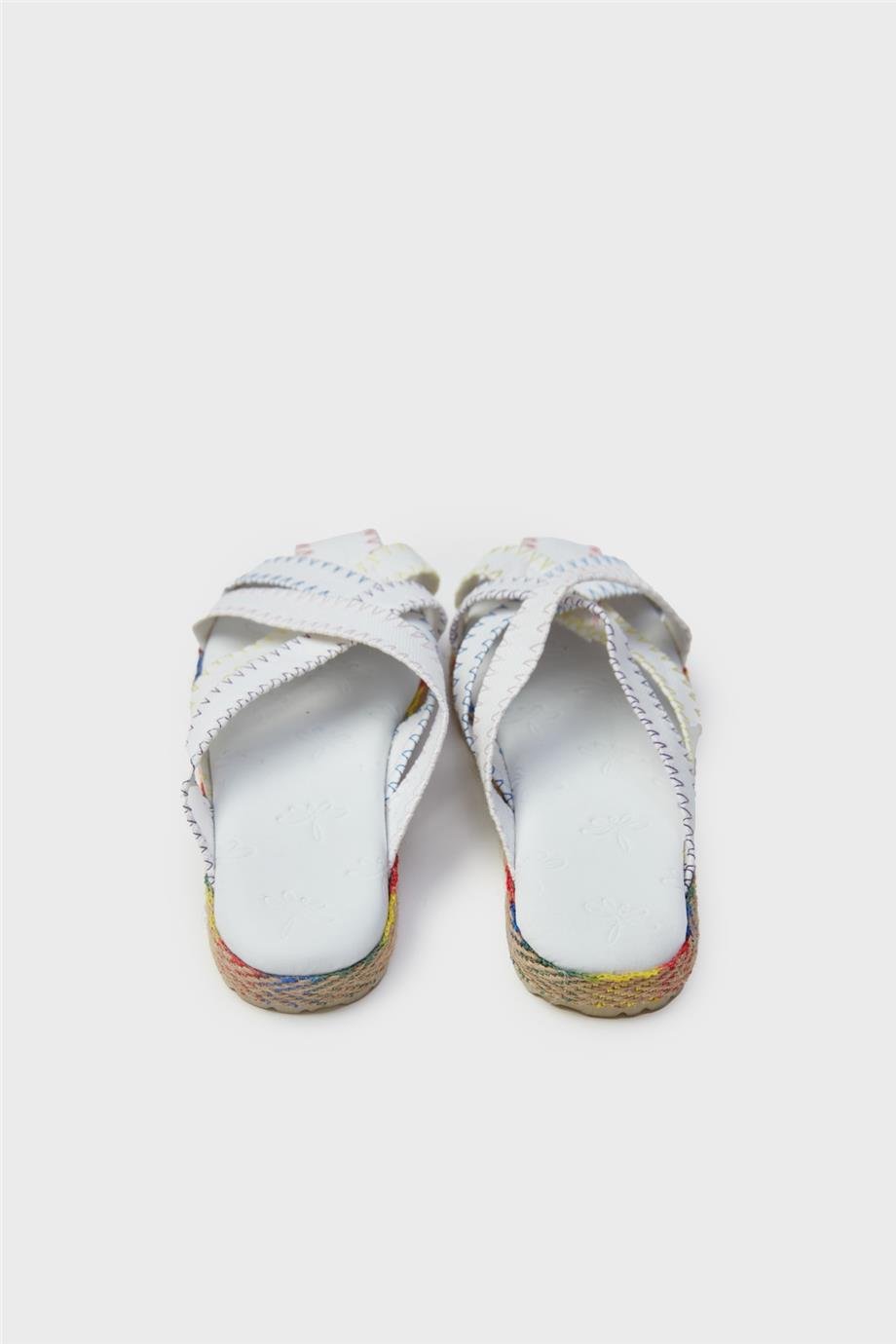 Tyess Kız Çocuk Beyaz Terlik