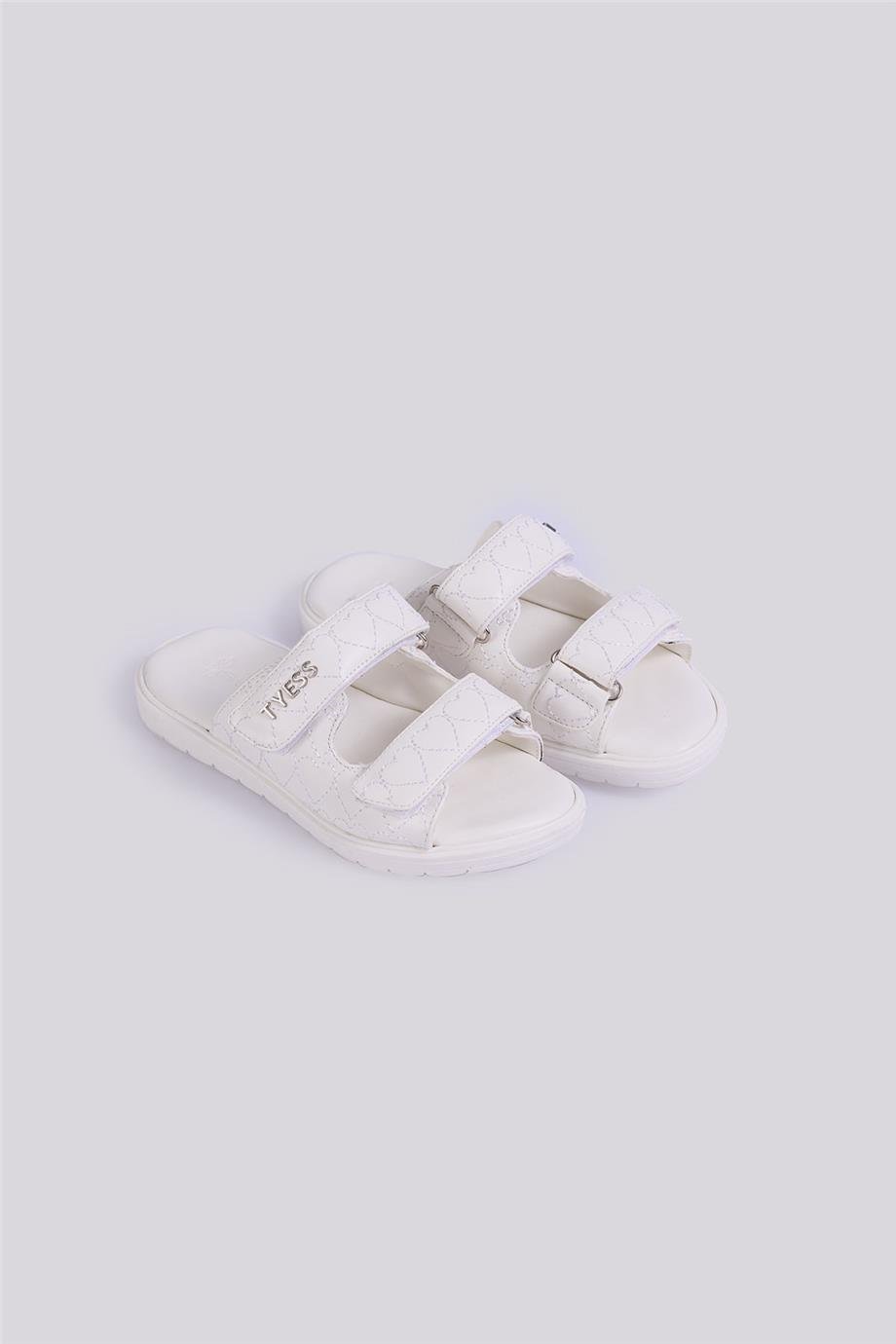 Tyess Girl White SlippersTyess Girl White Slippers