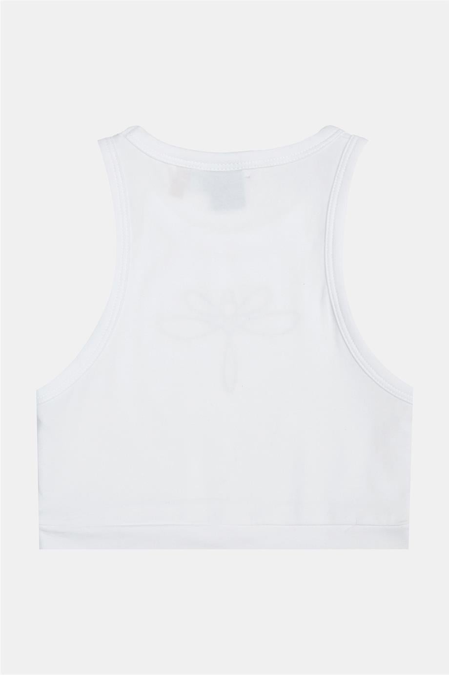 Tyess Kız Çocuk Beyaz Tshirt
