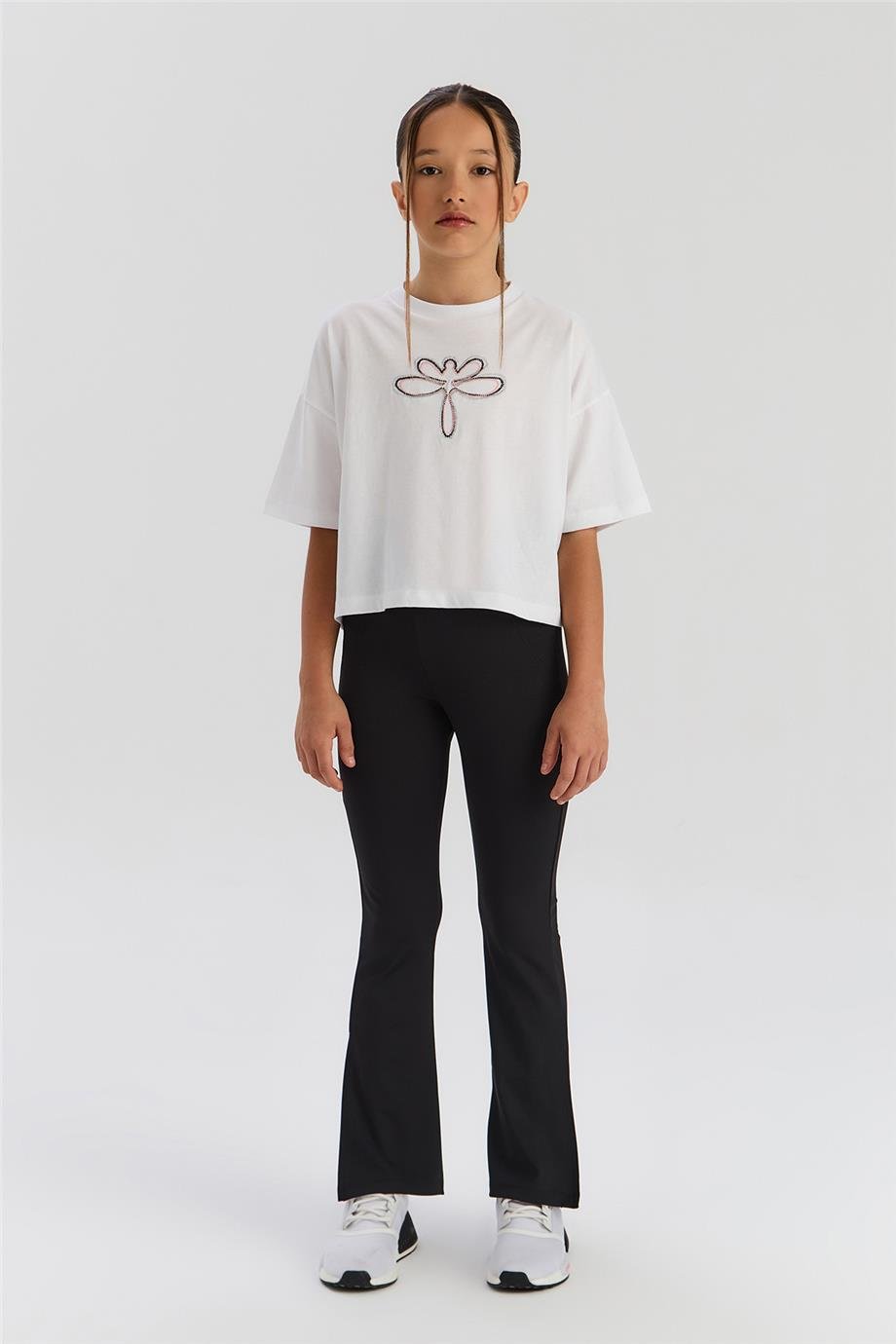 Tyess Kız Çocuk Beyaz TshirtTyess Kız Çocuk Beyaz Tshirt