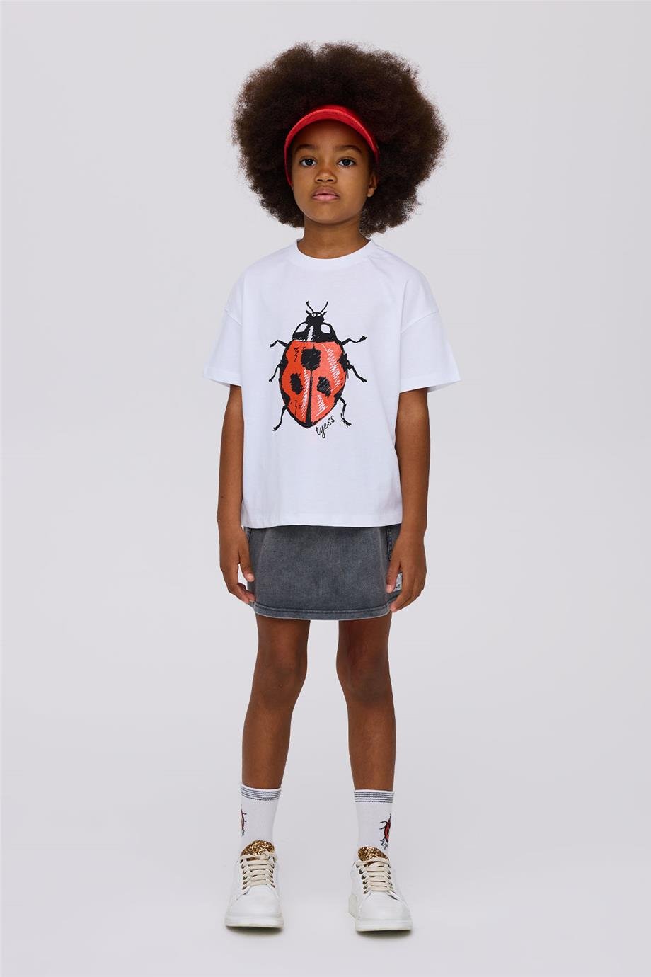 Tyess Kız Çocuk Beyaz TshirtTyess Kız Çocuk Beyaz Tshirt
