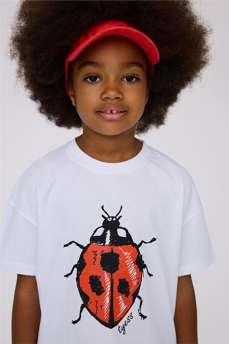 Tyess Kız Çocuk Beyaz TshirtTyess Kız Çocuk Beyaz Tshirt