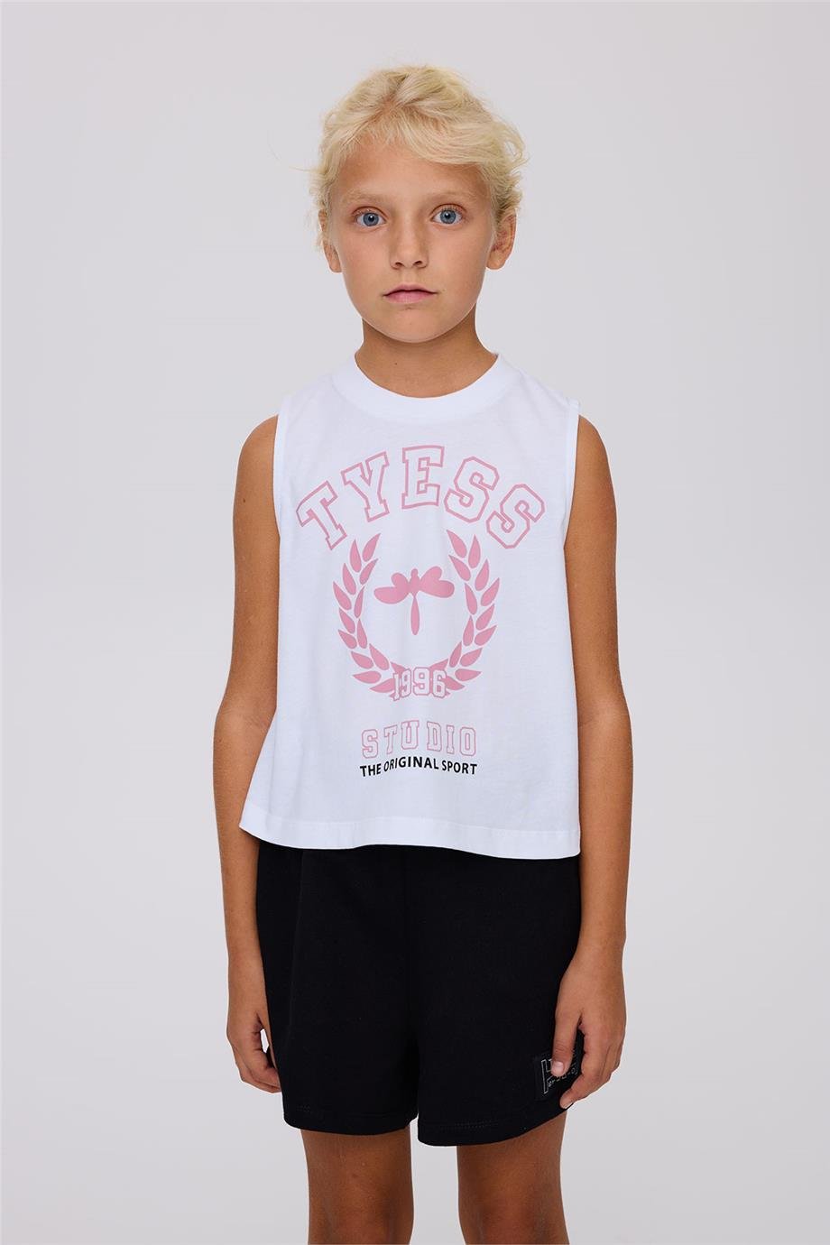 Tyess Kız Çocuk Beyaz TshirtTyess Kız Çocuk Beyaz Tshirt