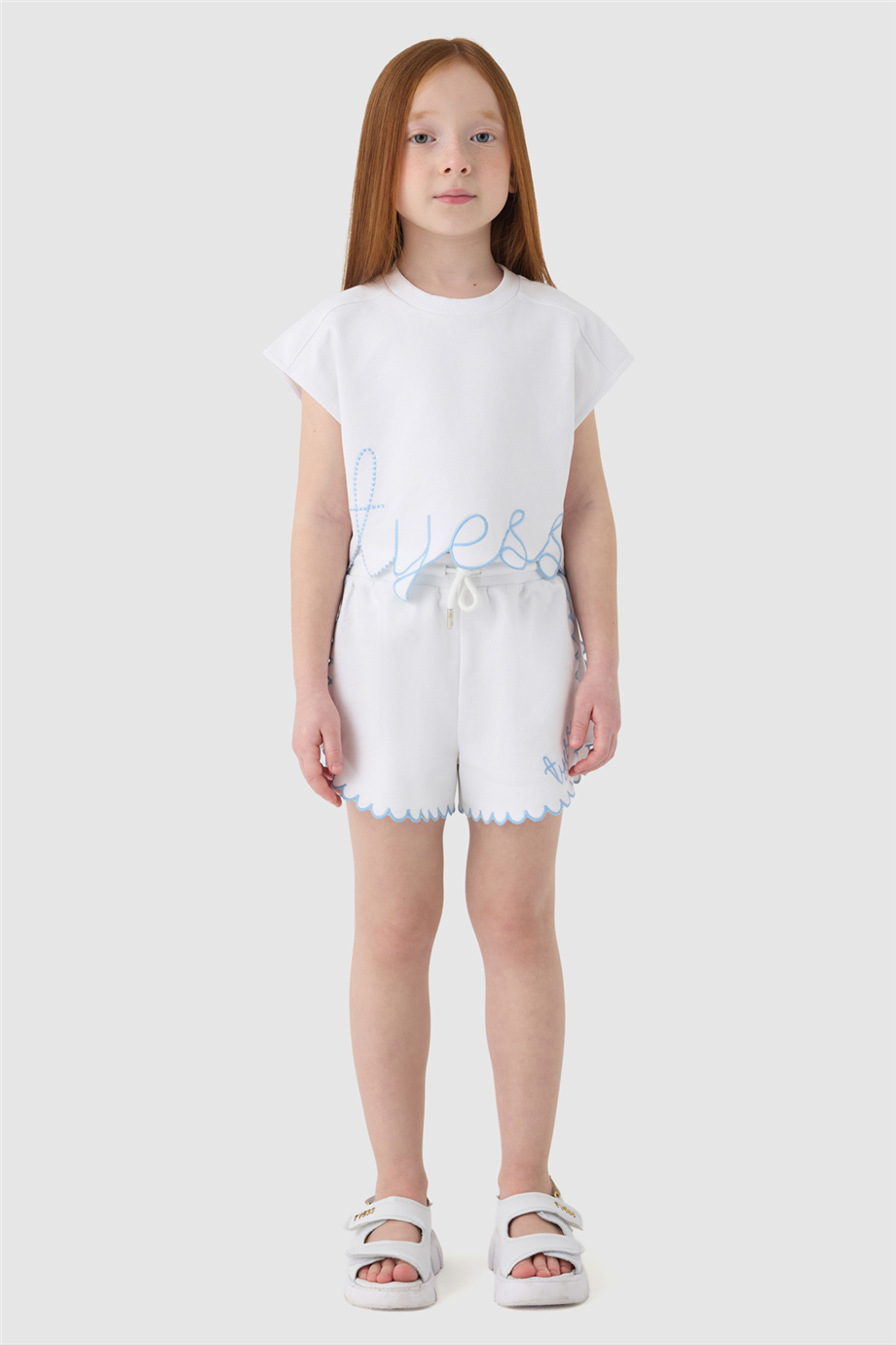 Tyess Kız Çocuk Beyaz TshirtTyess Kız Çocuk Beyaz Tshirt