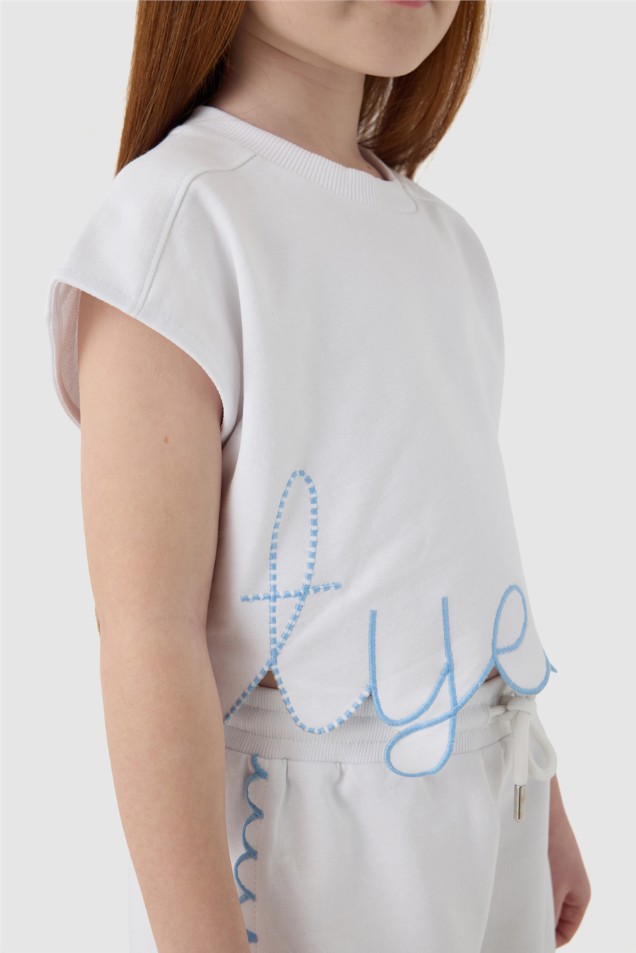 Tyess Kız Çocuk Beyaz TshirtTyess Kız Çocuk Beyaz Tshirt