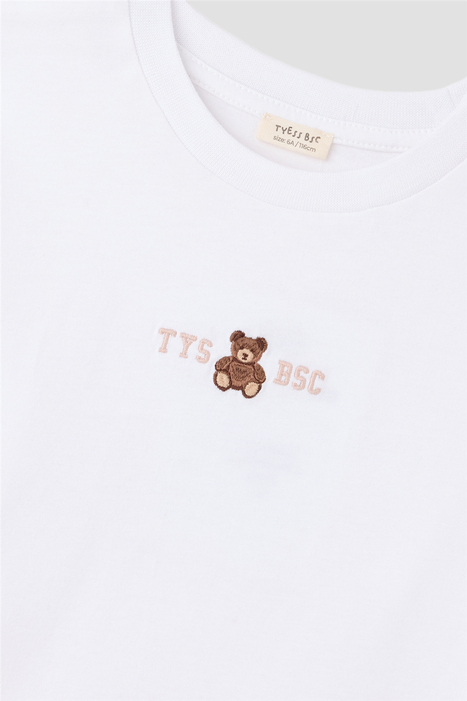 Tyess Kız Çocuk Beyaz TshirtTyess Kız Çocuk Beyaz Tshirt