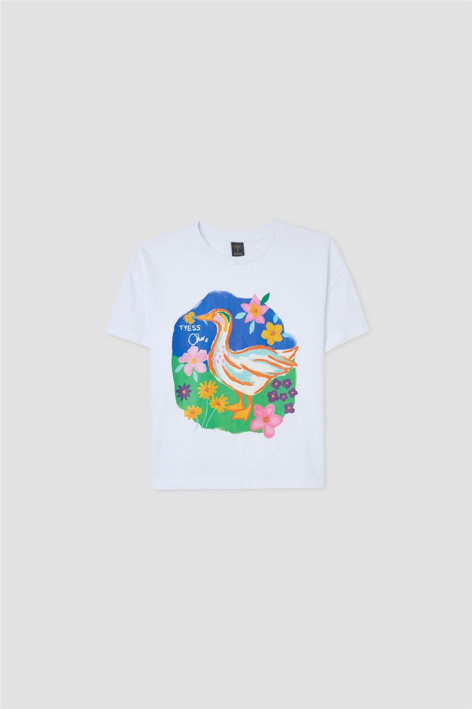 Tyess Kız Çocuk Beyaz TshirtTyess Kız Çocuk Beyaz Tshirt