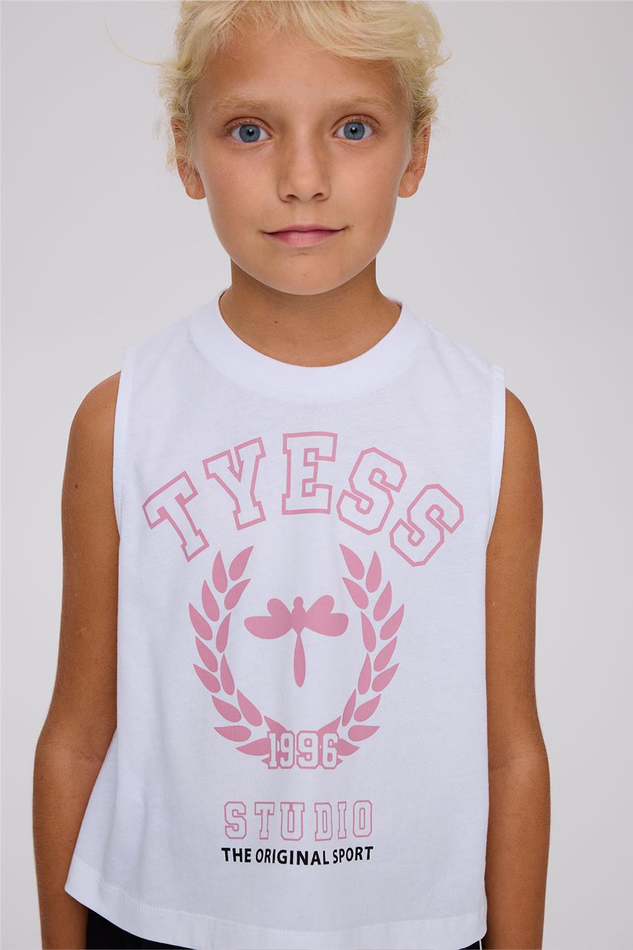 Tyess Kız Çocuk Beyaz TshirtTyess Kız Çocuk Beyaz Tshirt