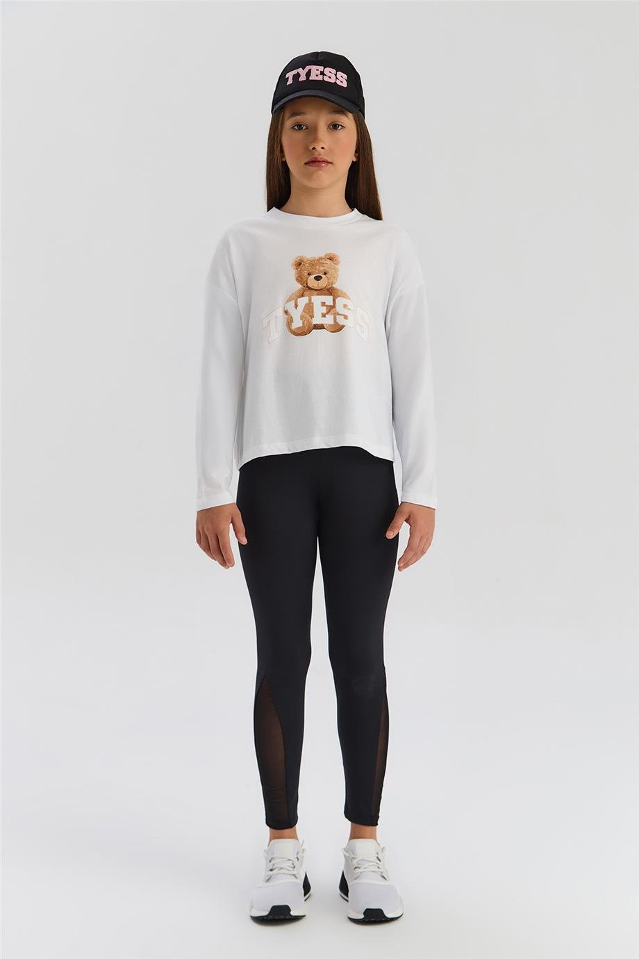 Tyess Kız Çocuk Beyaz TshirtTyess Kız Çocuk Beyaz Tshirt