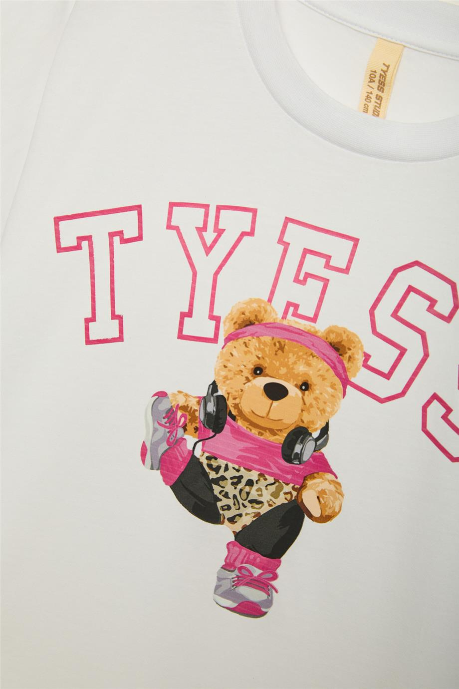 Tyess Kız Çocuk Beyaz TshirtTyess Kız Çocuk Beyaz Tshirt