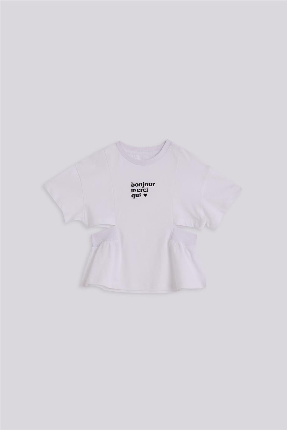 Tyess Kız Çocuk Beyaz TshirtTyess Kız Çocuk Beyaz Tshirt