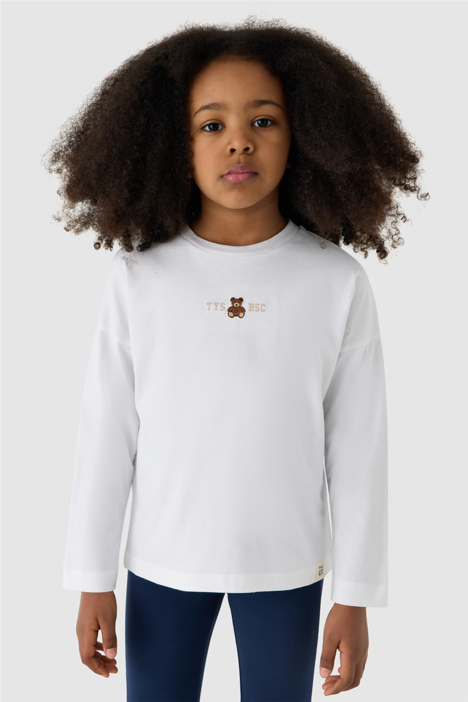 Tyess Kız Çocuk Beyaz TshirtTyess Kız Çocuk Beyaz Tshirt