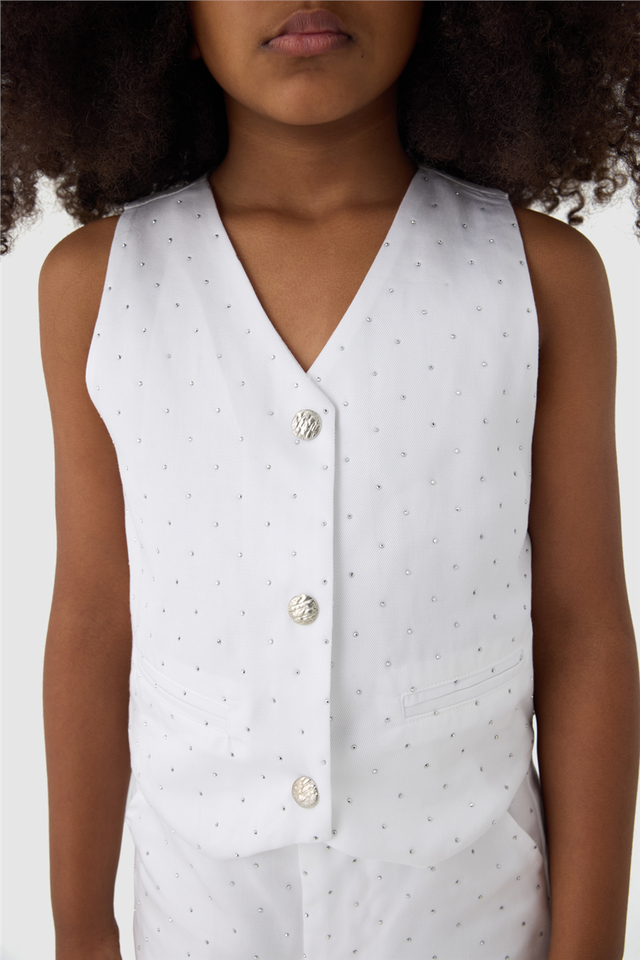 Tyess Girl Grey VestTyess Girl Grey Vest