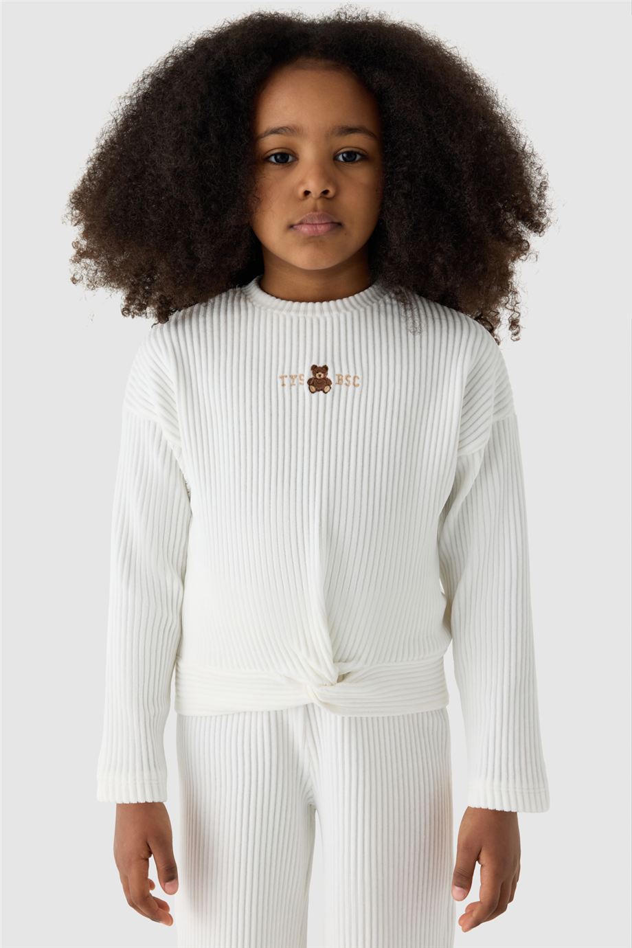 Tyess Girls Crew Neck Eşofman SetTyess Girls Crew Neck Eşofman Set