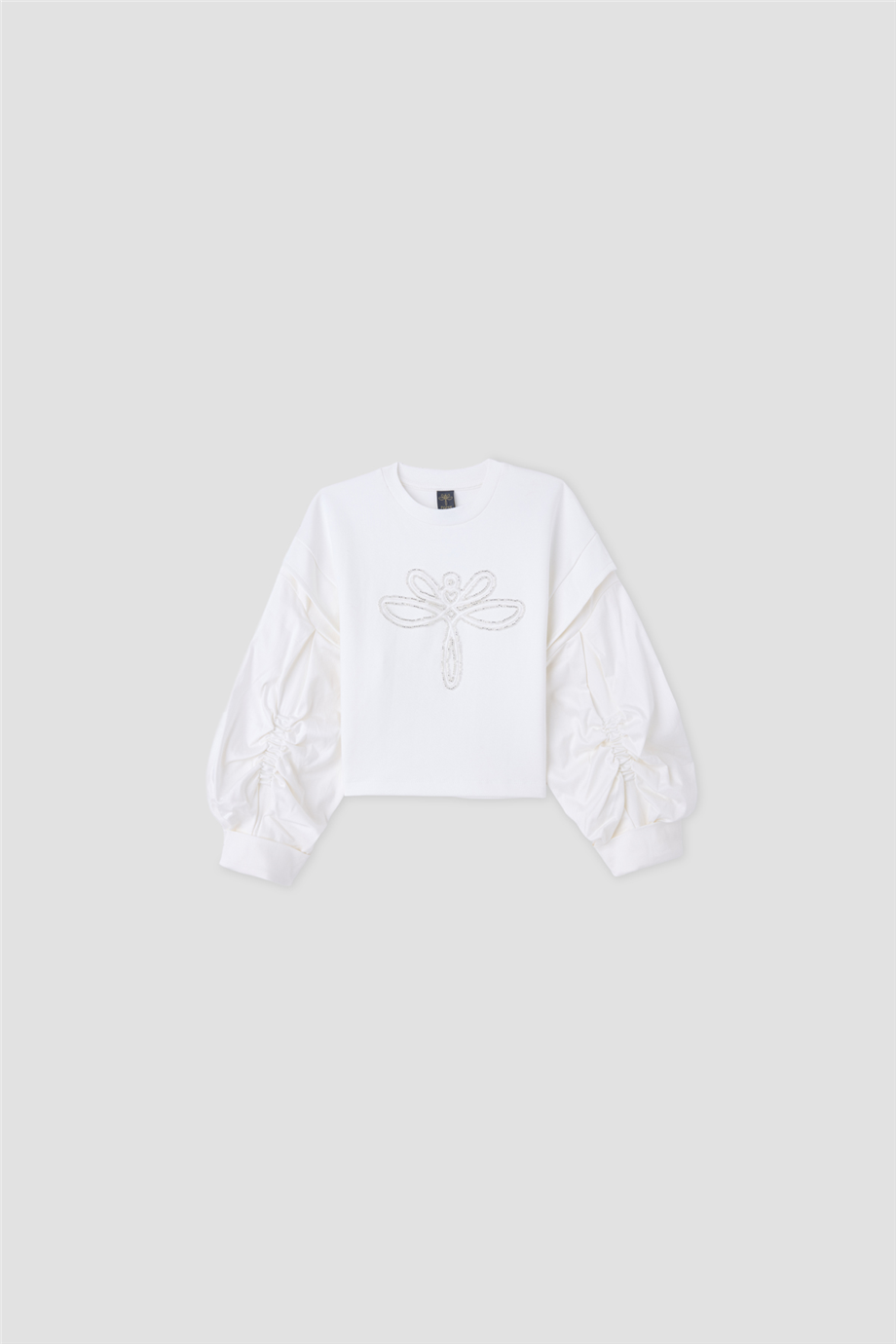 Tyess Kız Çocuk Bisiklet Yaka Oversize SweatshirtTyess Kız Çocuk Bisiklet Yaka Oversize Sweatshirt