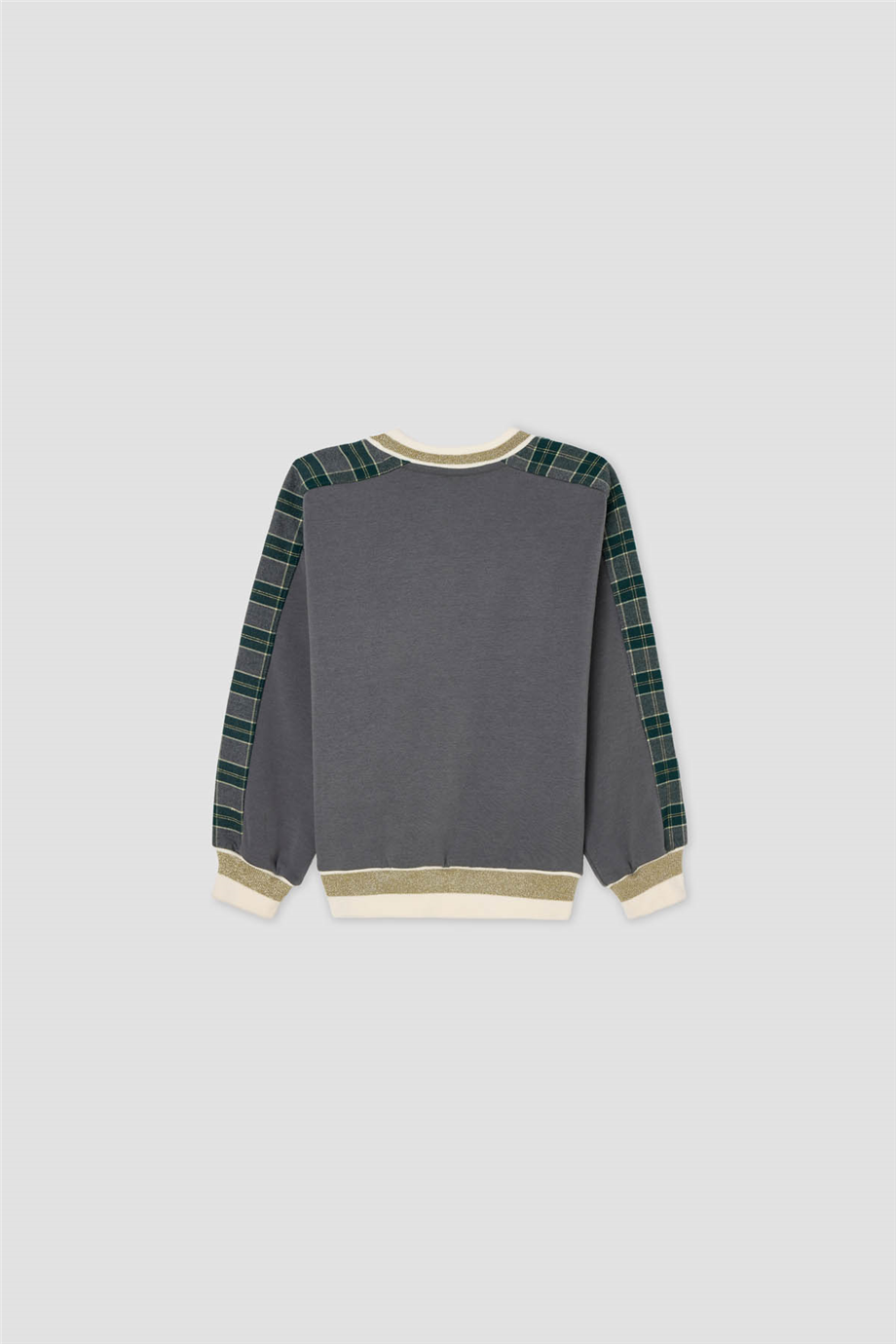 Tyess Kız Çocuk Bisiklet Yaka Oversize SweatshirtTyess Kız Çocuk Bisiklet Yaka Oversize Sweatshirt