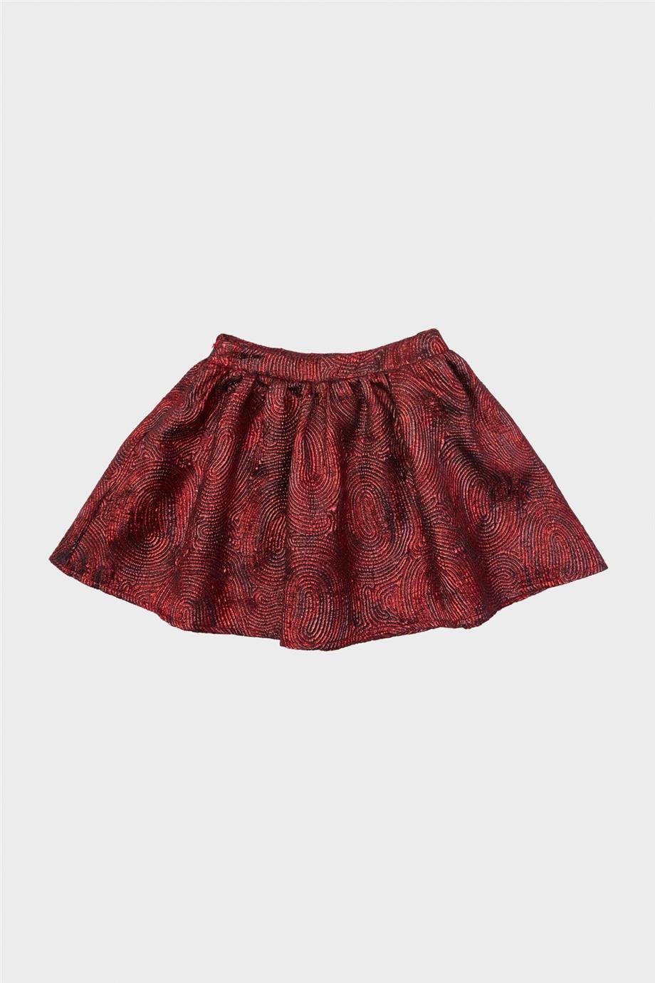 Tyess Kız Çocuk Bordo Etek