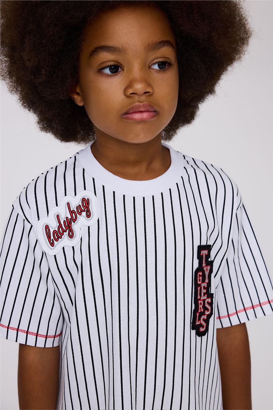 Tyess Girl Striped DressTyess Girl Striped Dress