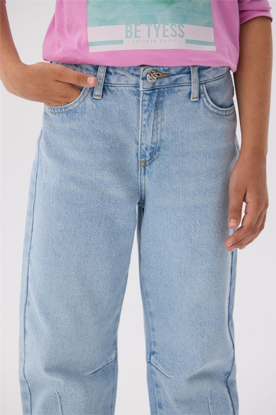 Tyess Kız Çocuk Denim Pantolon